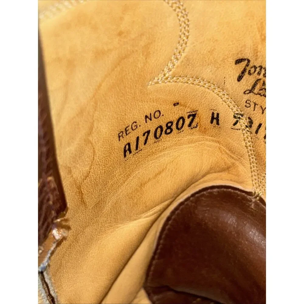 Vintage Tony Lama Cowboy Boots 7B Great Condition